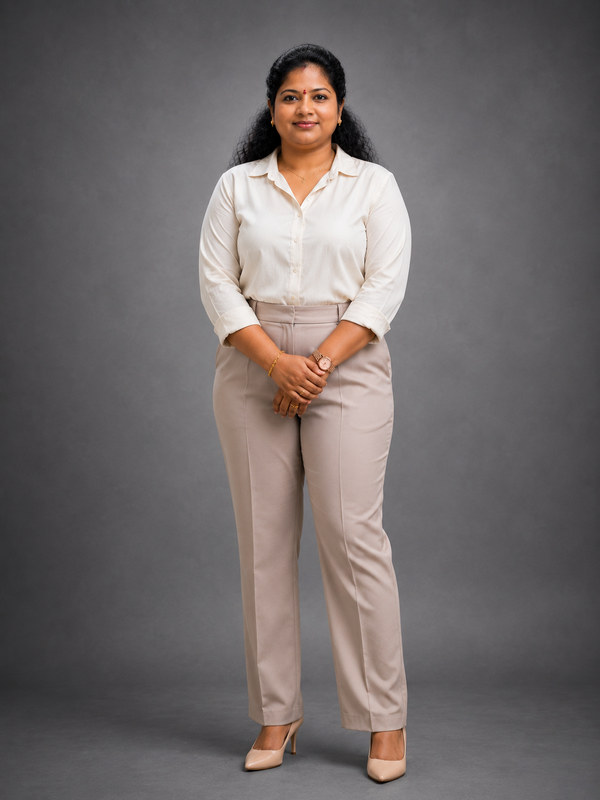 Priya K. after transformation